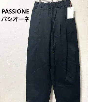 새상품 택 PASSIONE 파시오네 와이드 테이퍼드 팬츠 벌룬