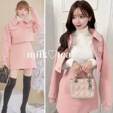 택 포함 새상품 Rady 비쥬 셋업 핑크 M 사이즈