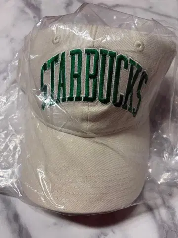 STARBUCKS 야구 모자 베이지