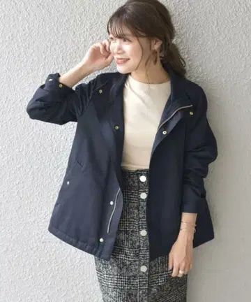 SHIPS 빅 후드 라이너 코트 네이비 쉽스 점퍼 블루종