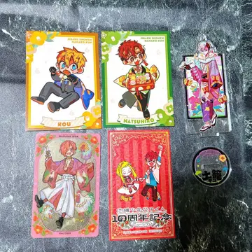 지박소년 하나코 군 10주년 기념 뮤지엄 클리어 카드 아크릴 스탠드 특전