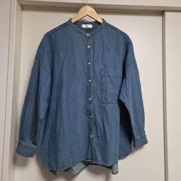 ANGIE 데님 셔츠 긴팔