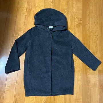 LEPSIM 롱 코트 (후드 부착) 그레이 M 사이즈