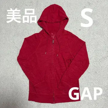 [ 새상품급 ] GAP 얇은 소재 후드 부착 풀 집업 후드티