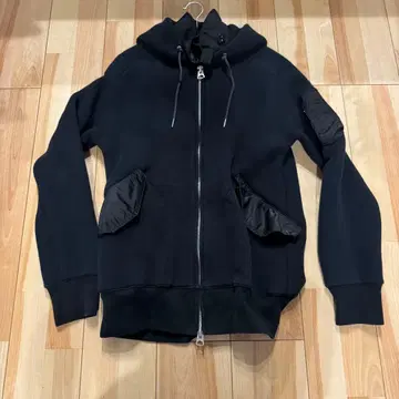 sacai 후디 지퍼 후드티 사이즈 2