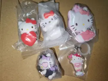 헬로키티 캡슐 토이 세트 5개 세트
