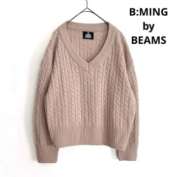 [ 새상품급 ] B:MING by BEAMS 해밀턴 라무 울 V넥 니트