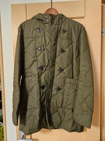 RHC 올리브 퀼팅 코트