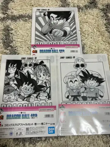드래곤볼 40주년 G상 코믹스 클리어 파일 세트
