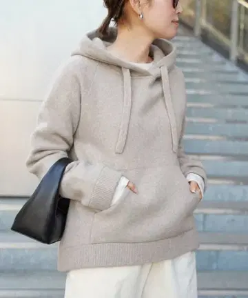 Deuxieme Classe 니트 후디