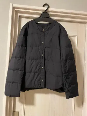 OPAQUE.CLIP 블랙 다운 자켓 40/L