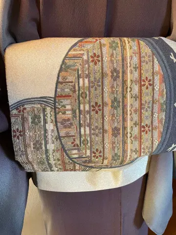 후쿠로 오비 상량 자수