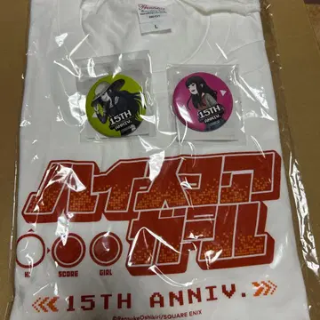 하이 스코어 걸 15TH ANNIV. 티셔츠 L