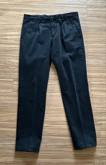 BRIGLIA 1949 BG07 코튼 스트레치 원플리츠 네이비