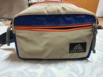 GREGORY 숄더백 베이지 네이비