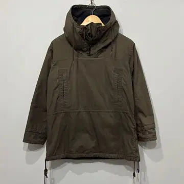 새상품급 45R 스모크 아노락 후드티 안감 플리스 밀리터리 자켓