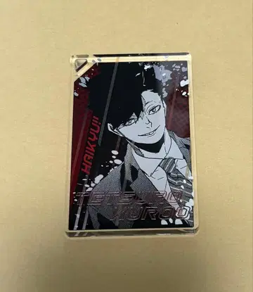 오이카와의 [전원 쓰러뜨리기] 도미노풍 아크릴 키링 컬렉션 쿠로오 테츠로