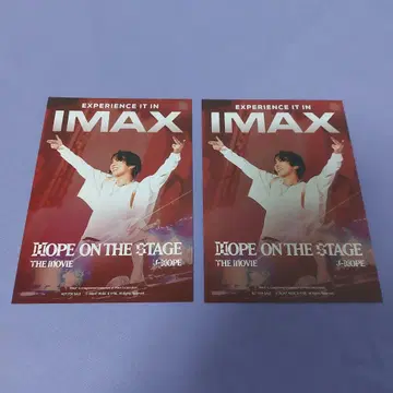 J-HOPE의 IMAX 영화 입장 특전 엽서 2장