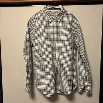 MARGARET HOWELL 체크 무늬 긴팔 셔츠 S