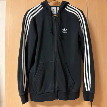 adidas 블랙 집업 저지