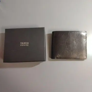 TAKEO KIKUCHI 접이식 지갑 블랙