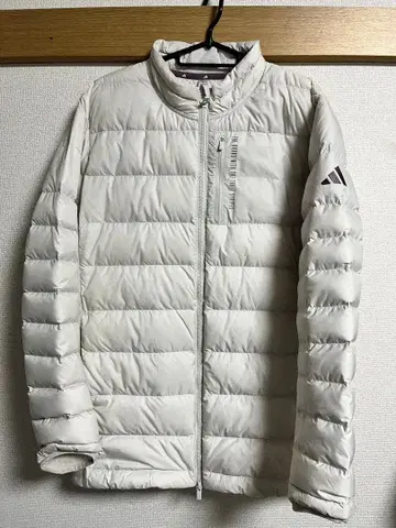 [컨디션 최상] adidas XL 화이트 퀼팅 자켓