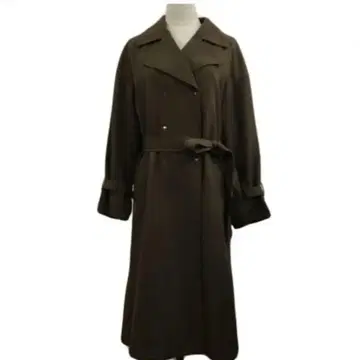 안데뮤 브라운 트렌치코트