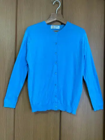 JOHN SMEDLEY 블루 가디건 S 사이즈