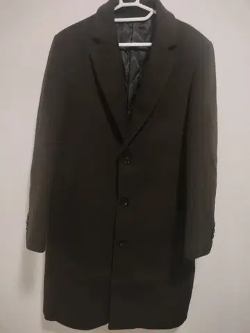 다크 브라운 체스터 코트