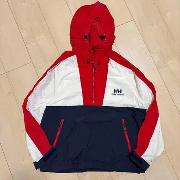 헬리한센 후드 부착 나일론 아노락 자켓