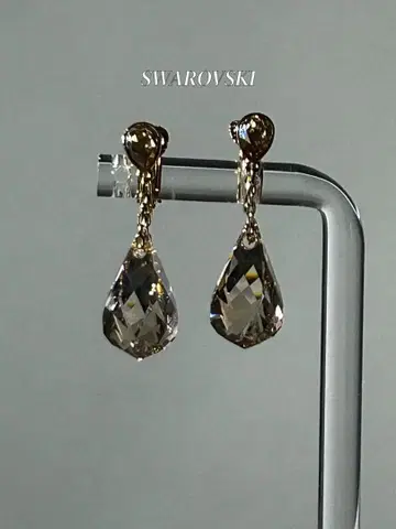 스와로브스키 드롭 귀찌