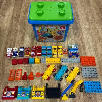 호빵맨 신나는 탈것 블록 바케츠