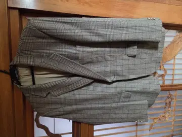 dunhill 체크 무늬 테일러드 자켓