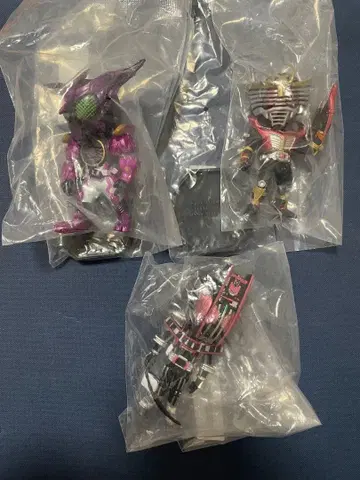 제일복권 가면라이더 최강폼 가면라이더 SD 피규어 3종 세트