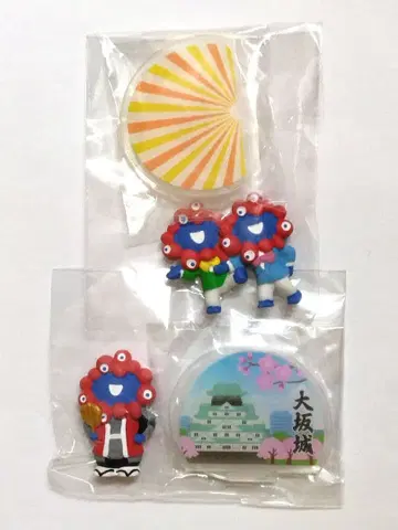 미야쿠미야쿠 피규어 캡슐 토이 오와라이 오사카성 2세트 오사카 만박