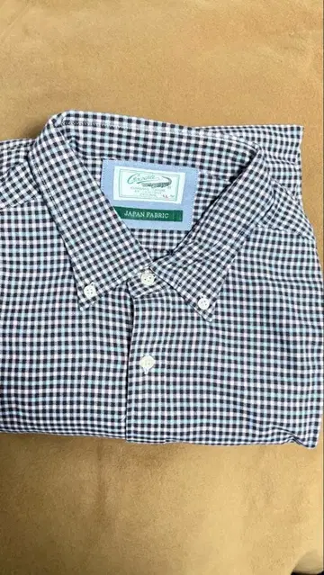 Crocodile 체크 무늬 셔츠 일본제