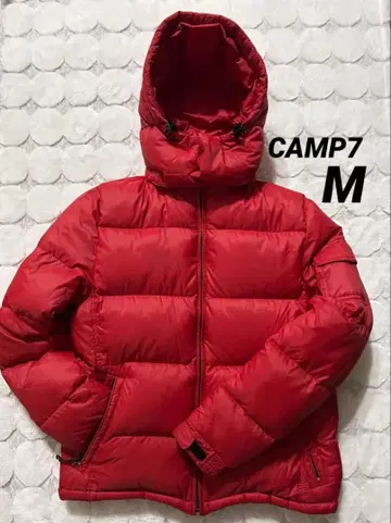 CAMP7 다운 자켓 M 사이즈 레드