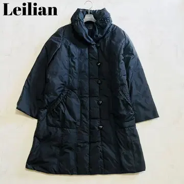 컨디션 최상 레리안 빅 사이즈 다운 코트 볼륨 컬러 블랙 XL