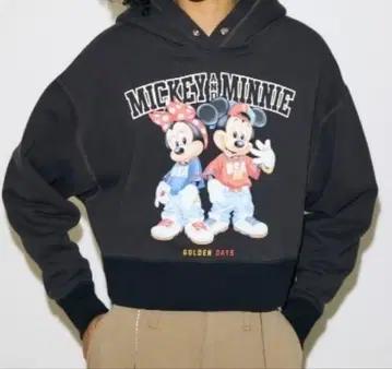 새상품 moussy 디즈니 후디 블랙 후드티