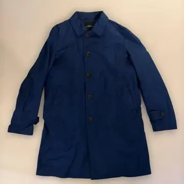 UNITED ARROWS 파랑 스텐카라 코트 퀼팅 안감