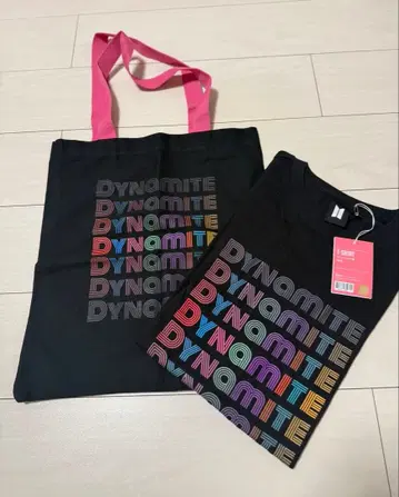 DYNAMITE 티셔츠 토트백 세트 BTS
