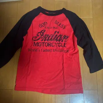 Indian motorcycle 긴팔 티셔츠 빨검
