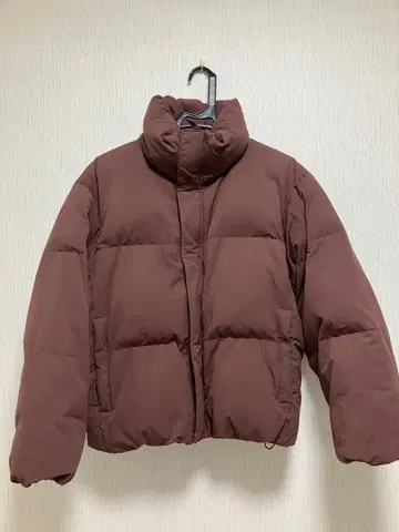 UNIQLO U 패디드 볼륨 자켓 브라운