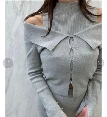 dazzlin 샤이니 레이어드 니트탑