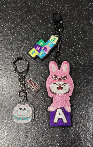 SKZOO 지니레트 아크릴 키링 자수 키링