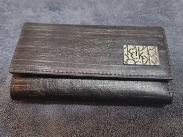 Calvin Klein 블랙 가죽 키케이스