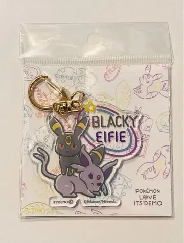 포켓몬 잇츠데모 아크릴 키링 블래키 에브이