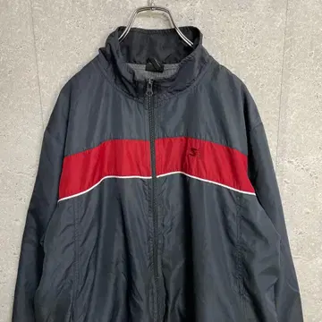 스타터 나일론 자켓 자수 로고 구제 의류 L