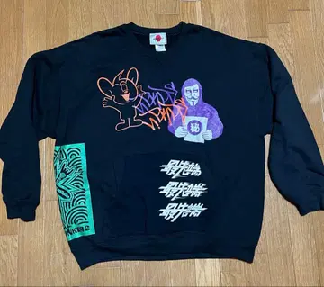 PUNK DRUNKERS 블랙 트레이닝복 L