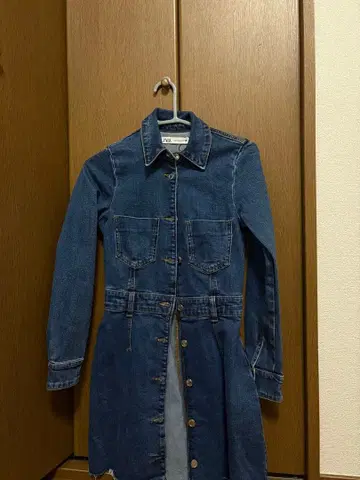 ZARA 데님 원피스 긴팔